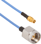 SMPM Female to SMA Male 6" Cable Assembly for .047 Cable, 7032-7524