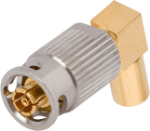 SMPM Female QB Connector, R/A for .047 Cable, 3222-60003