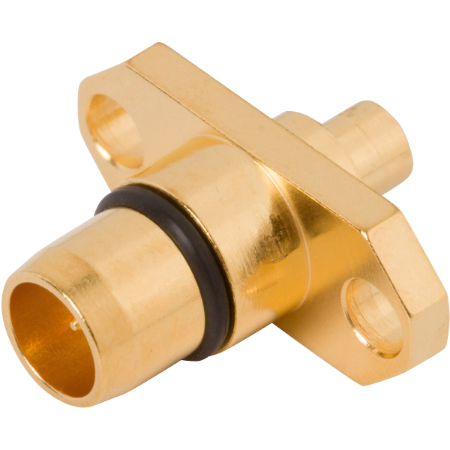Picture of BMA Male Flange Mount Connector, 2 Hole, for .085 Cable
