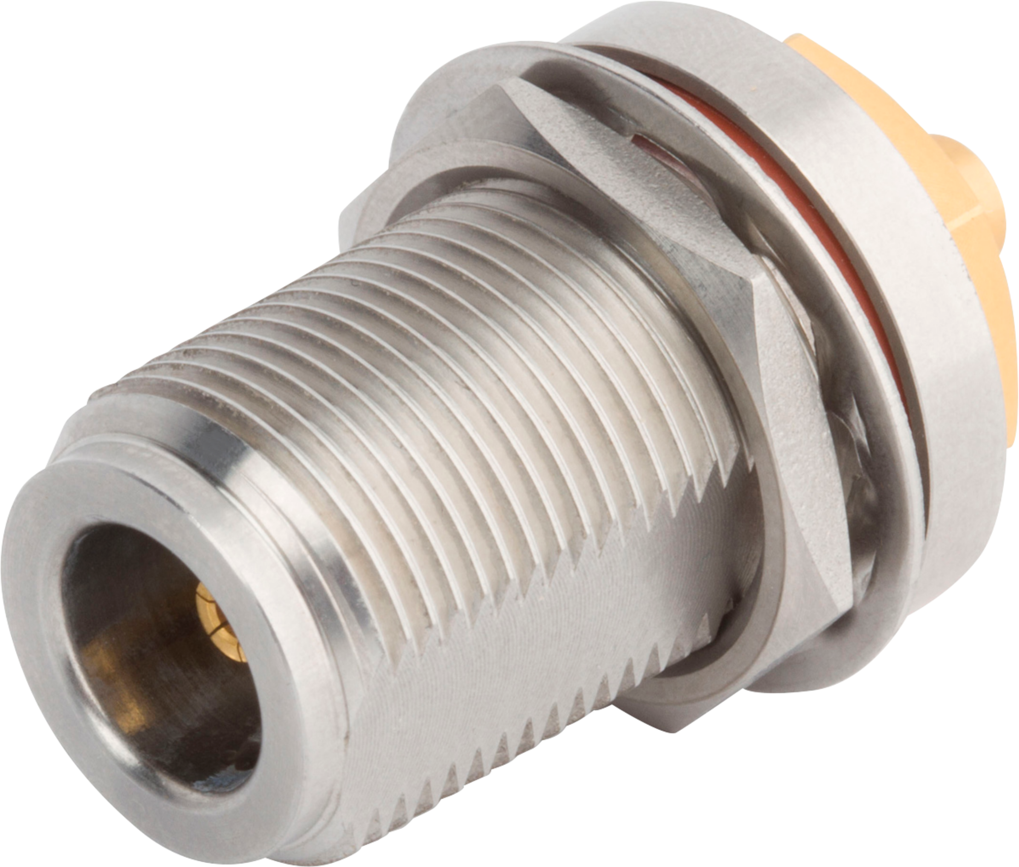 Picture of PN Female Bulkhead Connector for .141 Cable