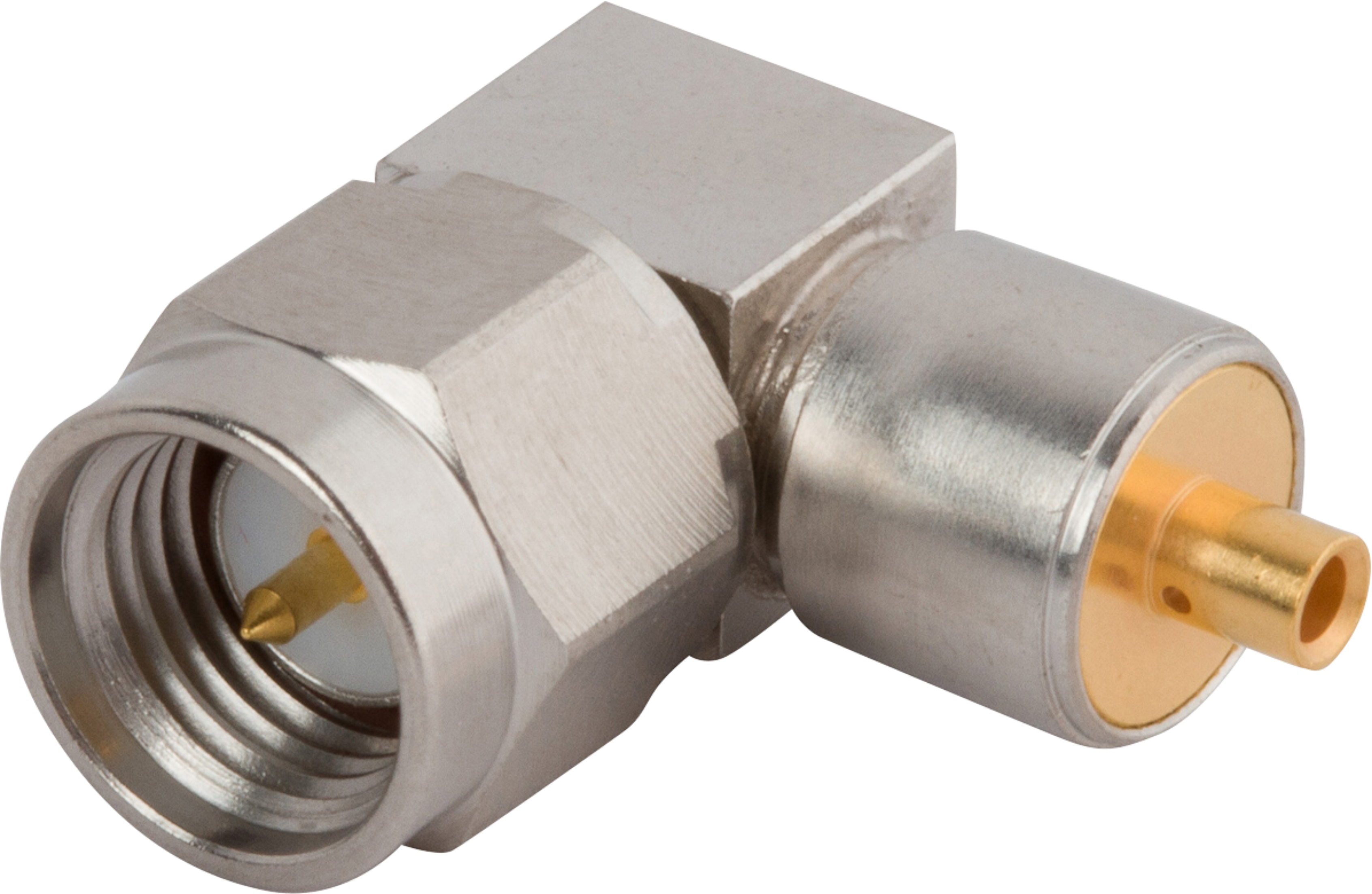 Picture of SMA Male Connector, Swept R/A for .085 Cable