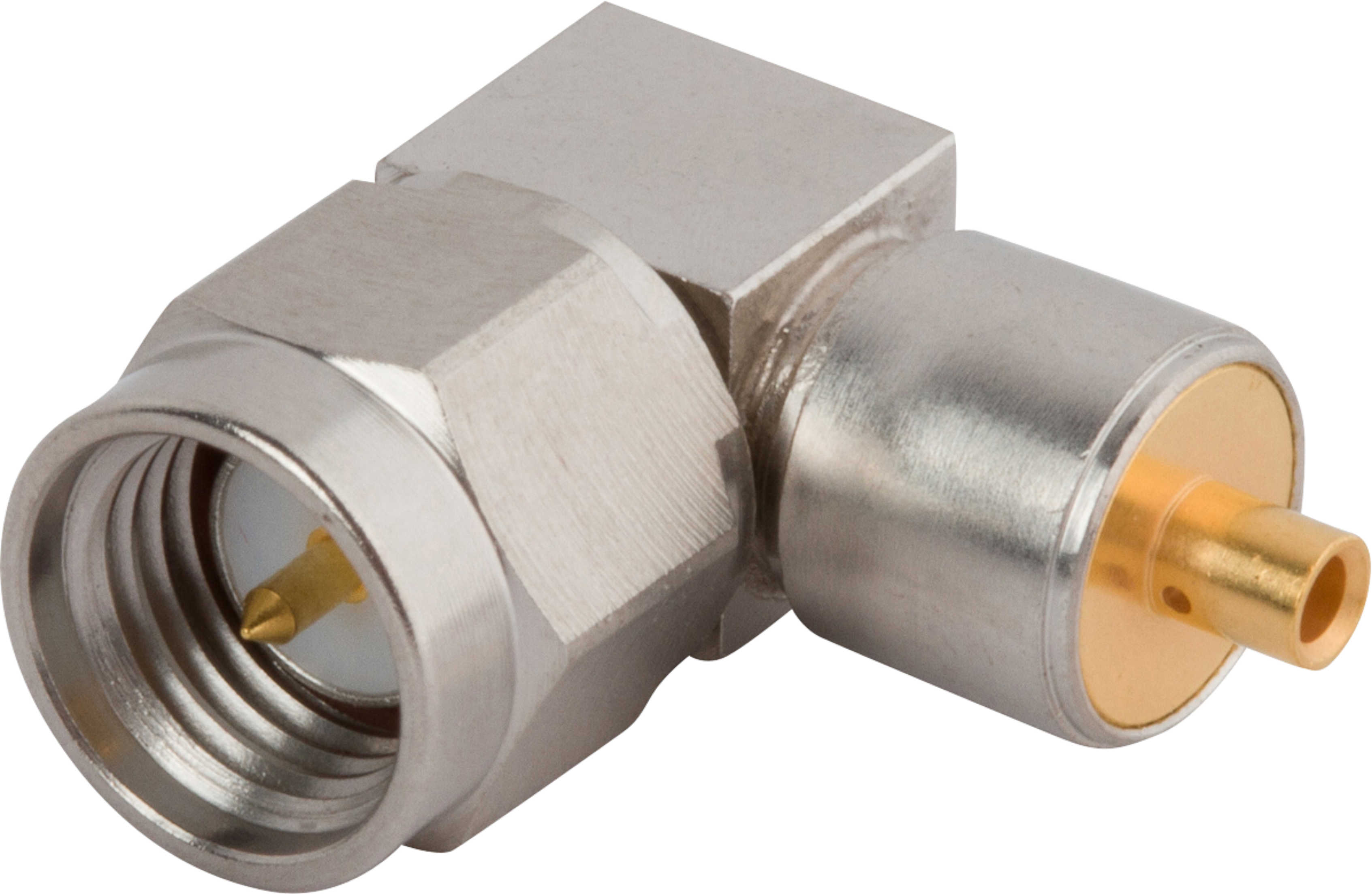 Picture of SMA Male Connector, Swept R/A for .085 Cable