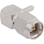 SMA Male Connector, R/A for RG-58 Cable, M39012/56B3116