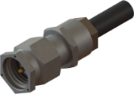 Picture of SMA Male Cable Connector, Lockwire Holes, for RG-178 Cable