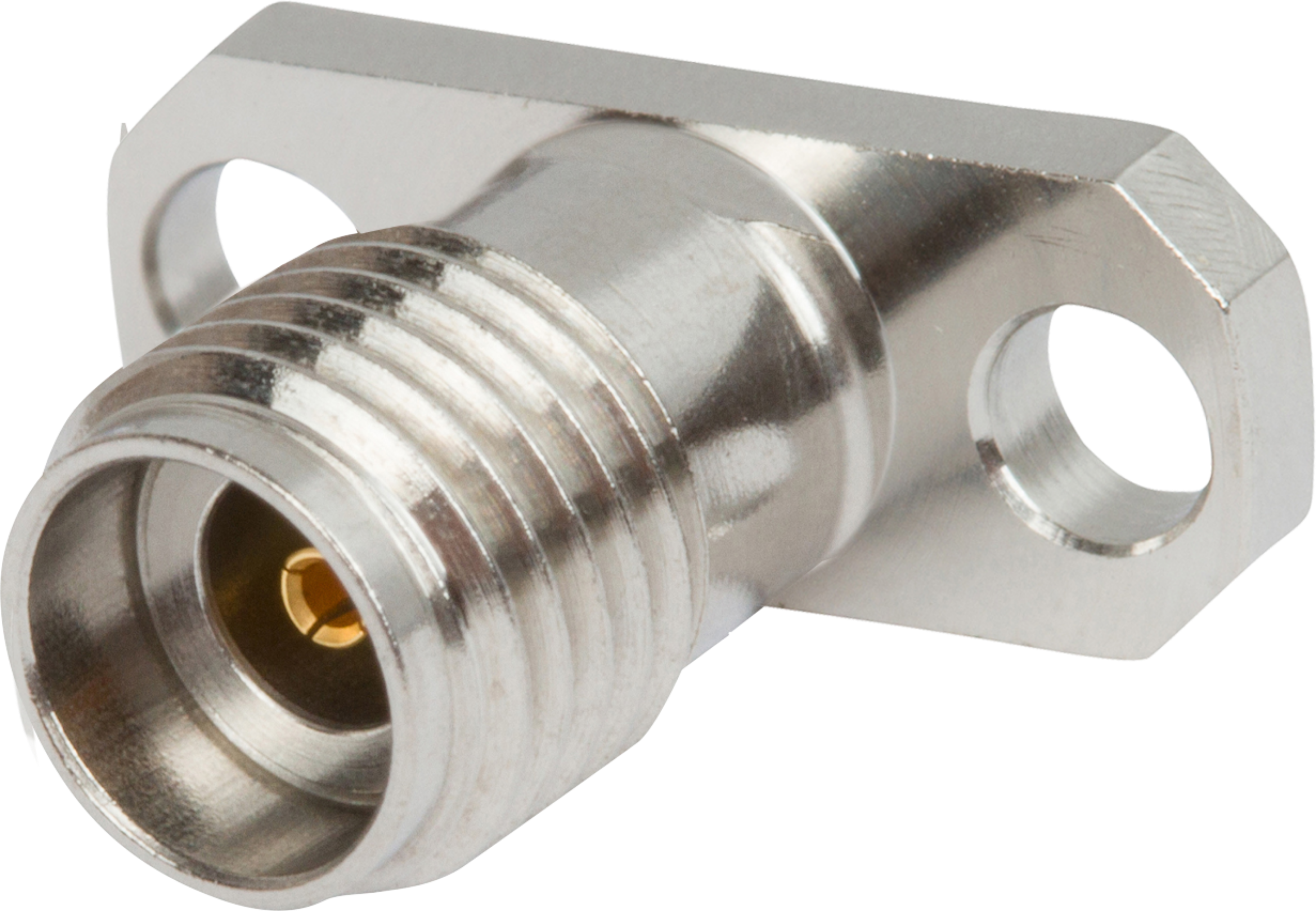 Picture of 2.92mm Female Field Replaceable Flange Mount Connector, 2 Hole (Accepts Ø.015 Pin)