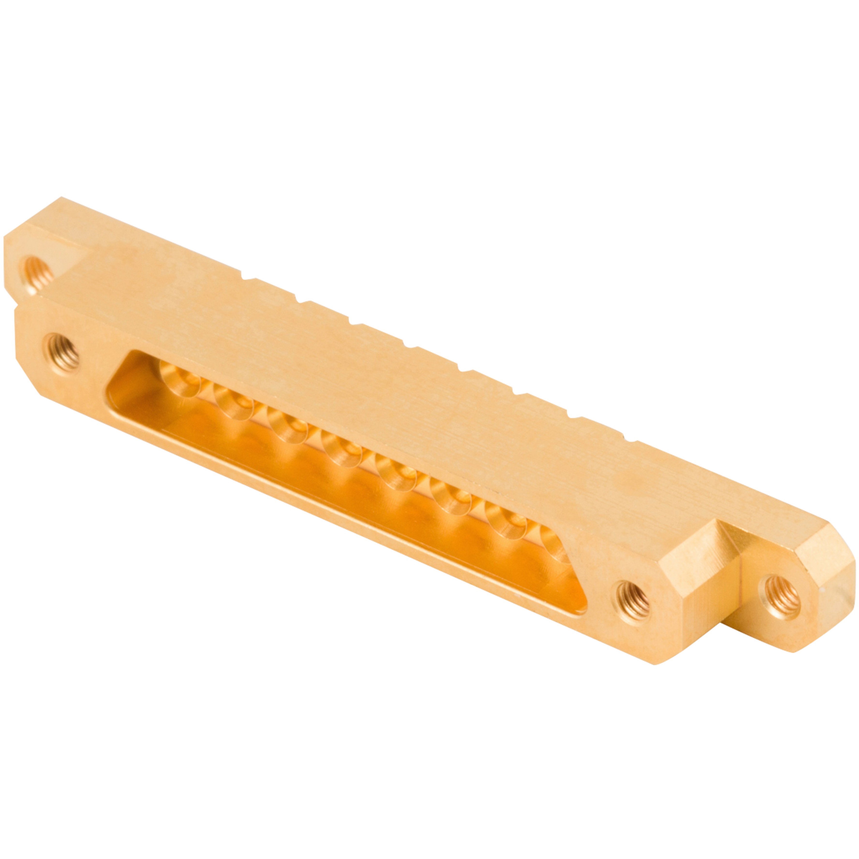 Picture of Mini-D RF Male PCB Surface Mount Connector, 8 Port