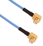 Picture of SMP Female R/A to SMP Female R/A 6" Cable Assembly for .047 Cable"