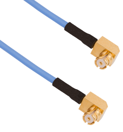 Picture of SMP Female R/A to SMP Female R/A 6" Cable Assembly for .047 Cable"