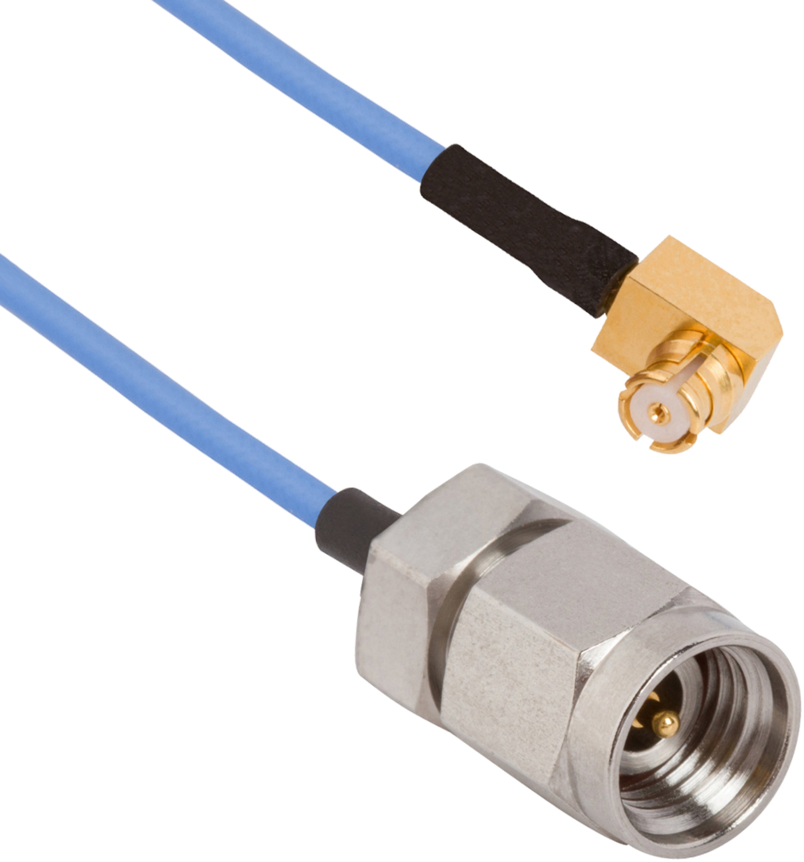 Picture of SMP Female R/A to 2.92mm Male 6" Cable Assembly for .047 Cable