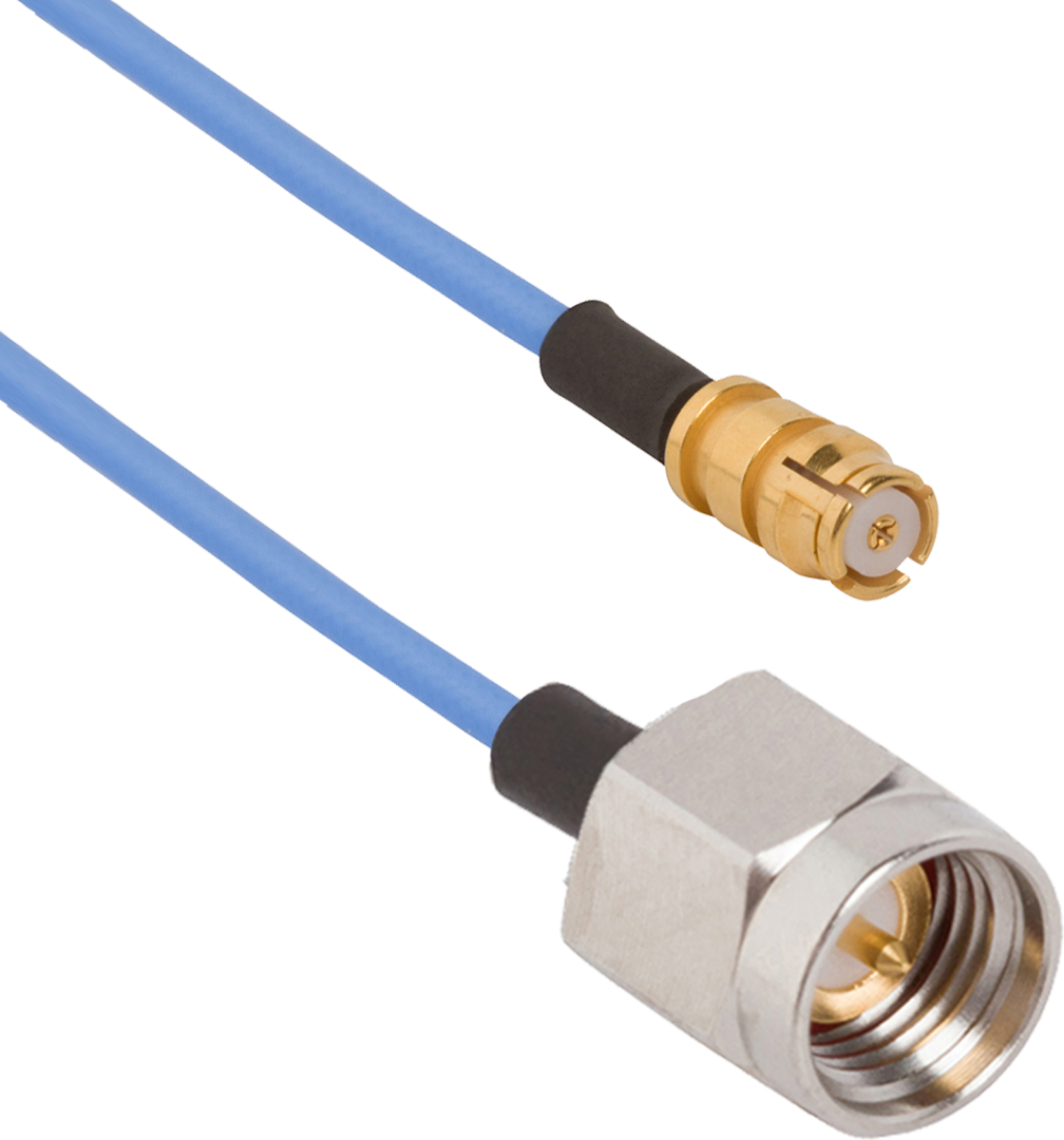 Picture of SMP Female  to SMA Male 6" Cable Assembly for .047 Cable
