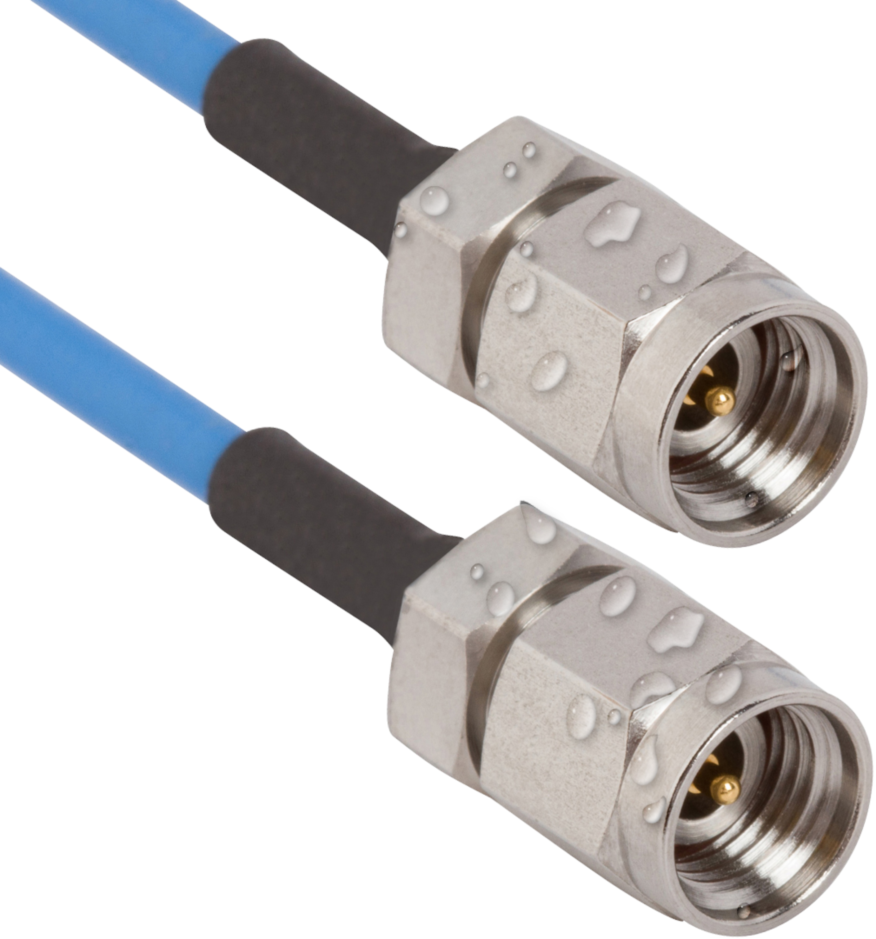 Picture of 2.92mm Male to 2.92mm Male Waterproof (IP68 Rated) 12" Cable Assembly for .085 Cable