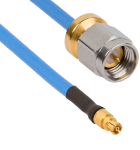 Picture of SMA Male Low Profile to SMPM Female 6" Cable Assembly for .085 Cable