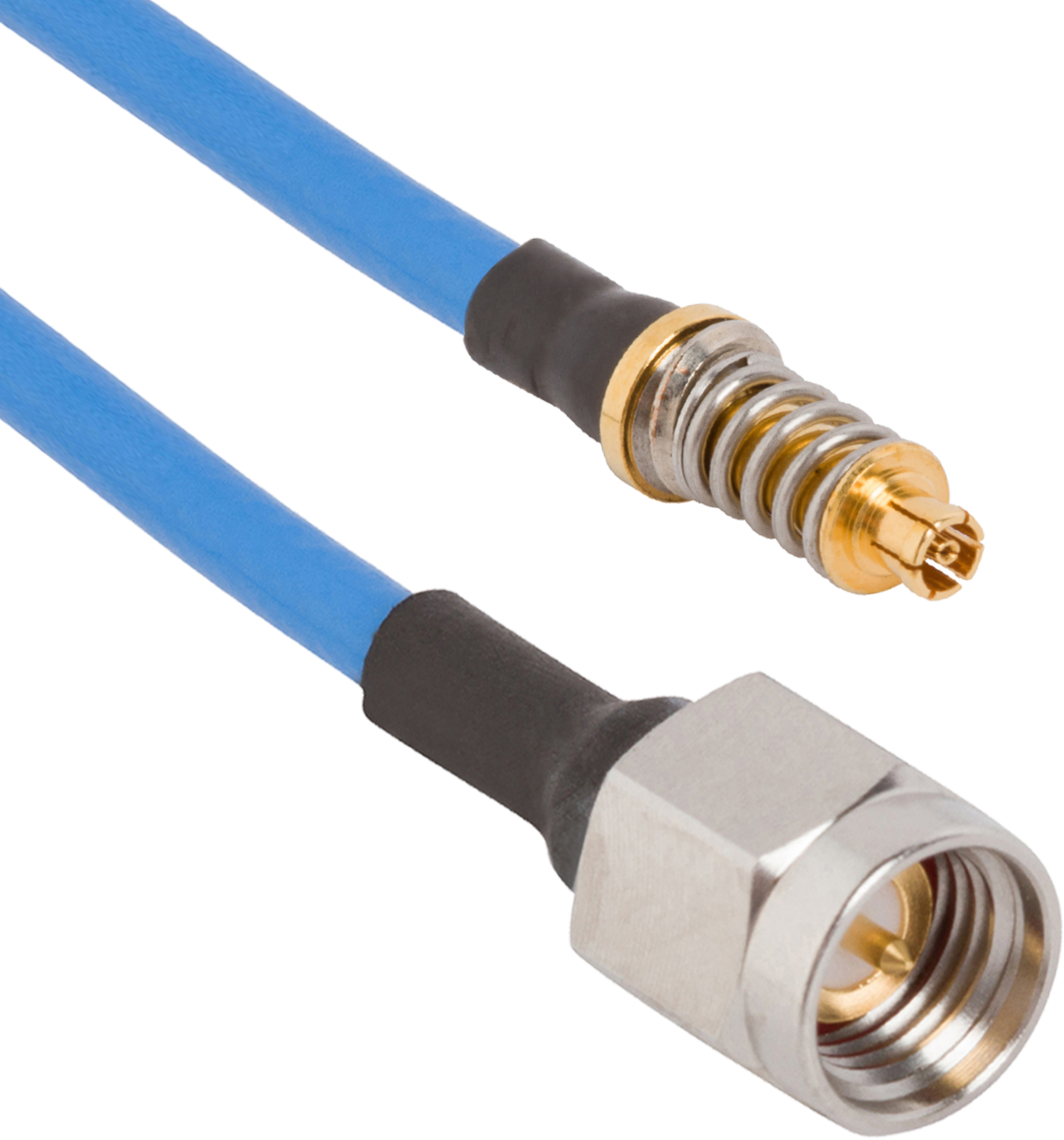 Picture of SMPM Female VITA 67.1/67.2  to SMA Male 12" Cable Assembly for .085 Cable"