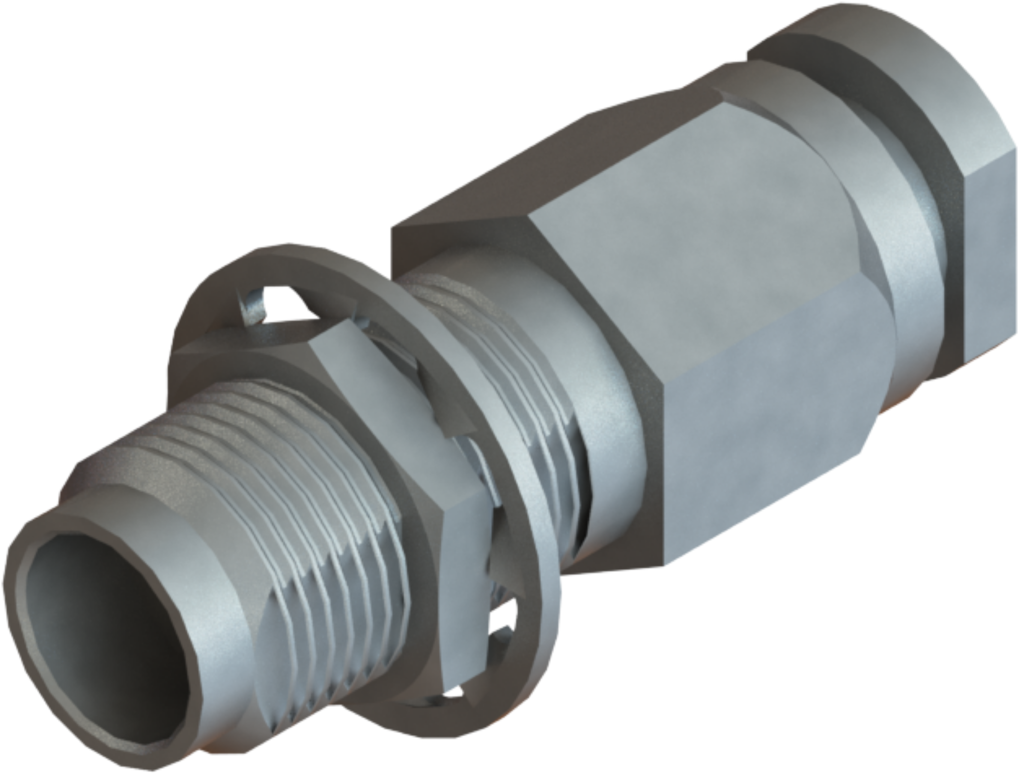 Picture of 1.85mm Female Bulkhead Connector for .047 Cable
