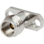 Picture of 1.85mm Female Field Replaceable Flange Mount Connector, 2 Hole (Accepts Ø.009 Pin)