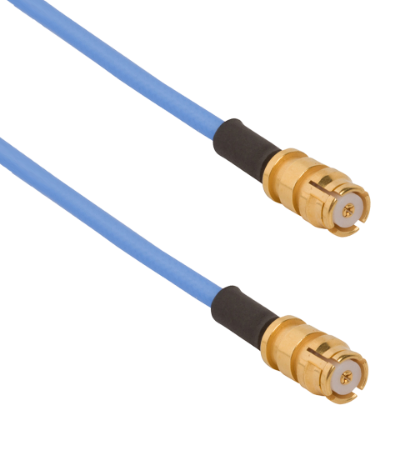 SMP Female to SMP Female 3" Cable Assembly for .047 Cable