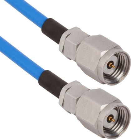 1.85mm Male to 1.85mm Male 12" Cable Assembly for .085 Cable