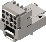 Picture of NanoRF VITA 67.3 10 Port RF and 1 Port MT Fiber Plug-In Hybrid Module