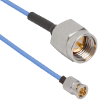 SMPS Female QB to SMA Male 6" Cable Assembly for .047 Cable, 7038-0741