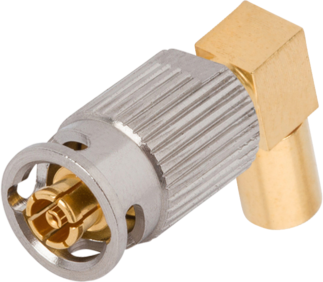 SMPM Female QB Connector, R/A for .085 Cable